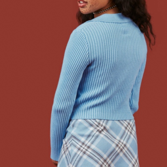 UNIF Brandy Ribbed Zip-Up Sweater - Picture 2 of 6